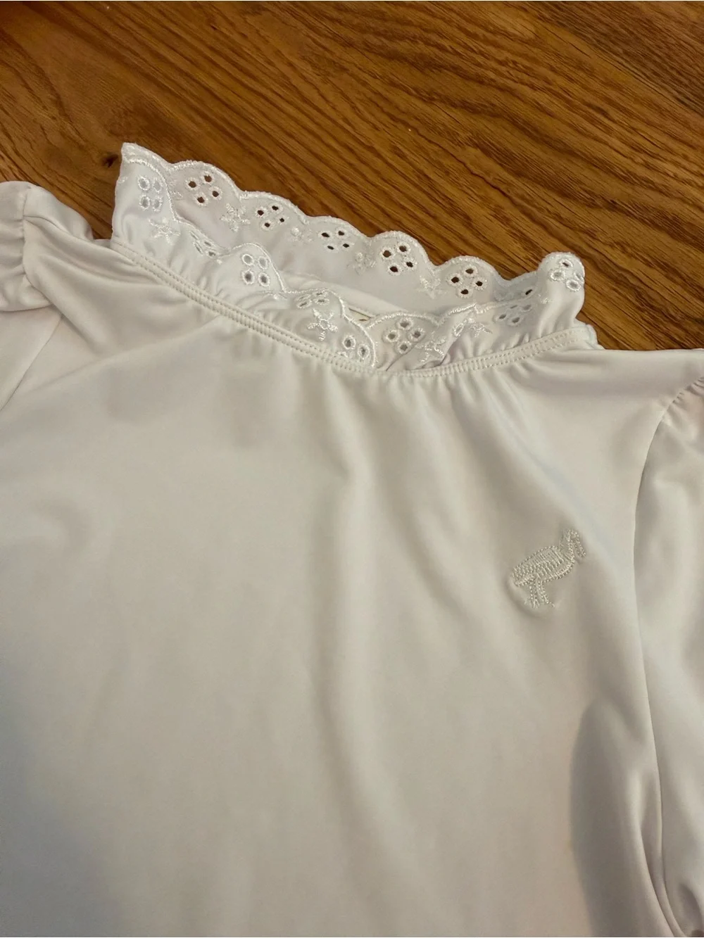 TBBC The Beaufort Bonnet Company Winnie's Wave Spotter Swim Shirt Size 5 Eyelet